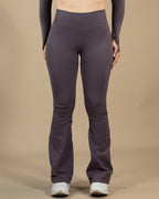 LEGGINGS FLARE PANTS - GRIS STORM