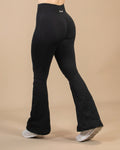 LEGGINGS FLARE PANTS - BLACK
