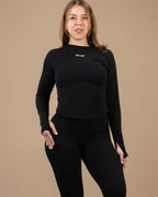 TOP COMPRESS DE MANGA LARGA - BLACK