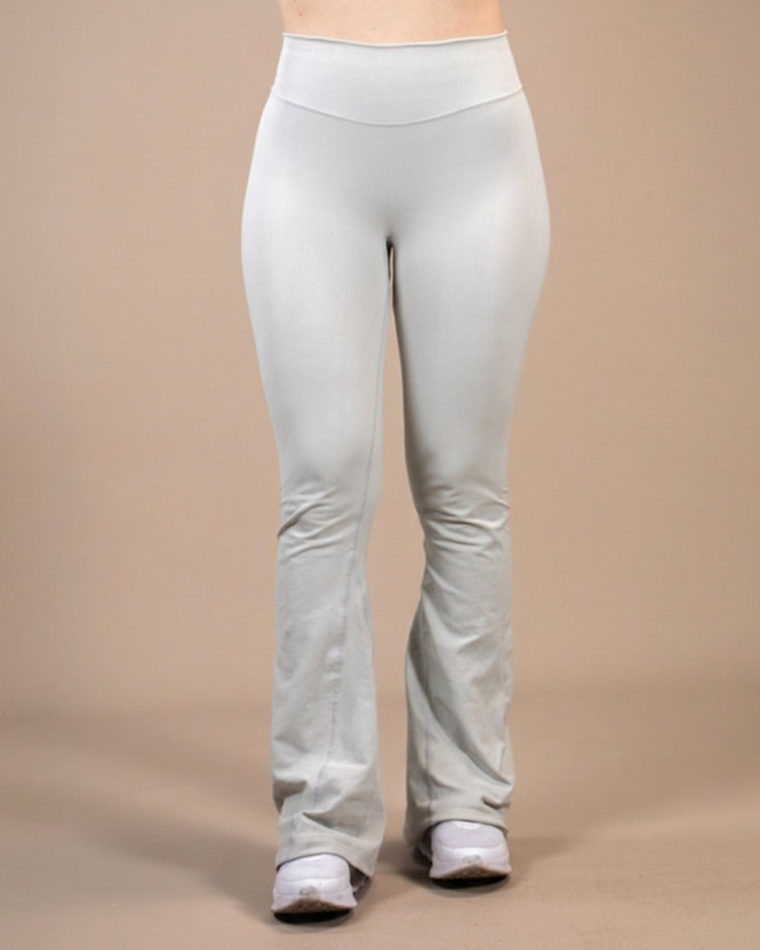 LEGGINGS FLARE PANTS - BLANCO IVORY