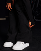 LEGGINGS FLARE PANTS - BLACK
