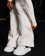 LEGGINGS FLARE PANTS - BLANCO IVORY