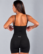 SCOOP TANK CON TIRAS - BLACK