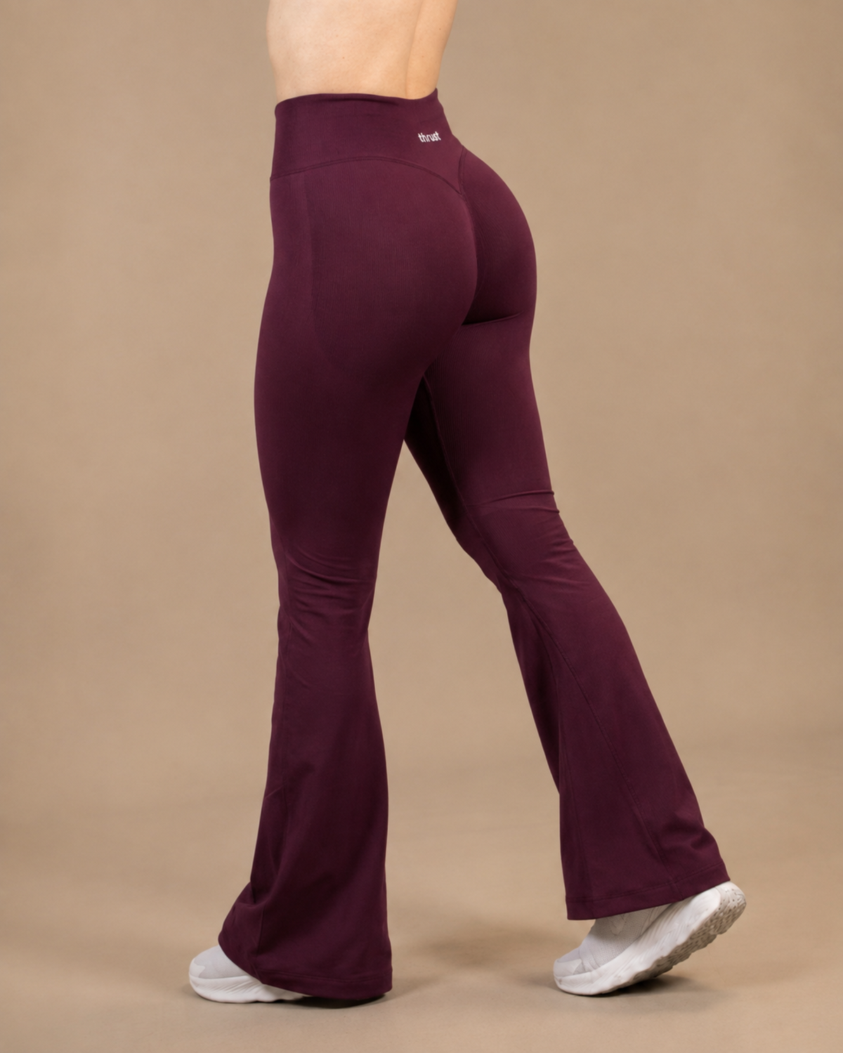 LEGGINGS FLARE PANTS - VINO