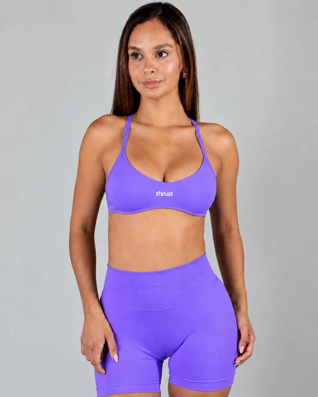SCOOP BRA CON TIRAS - VIOLETA