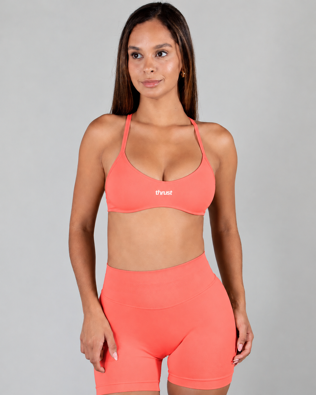 SCOOP BRA CON TIRAS - GUAVA