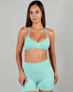 SCOOP BRA CON TIRAS - MENTA